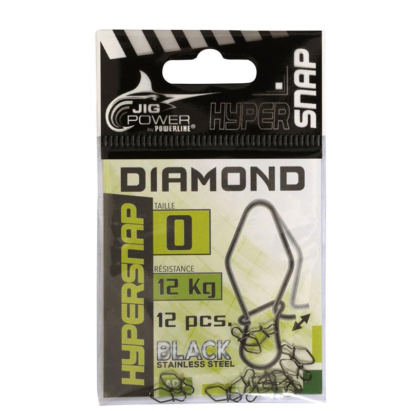 Agrafe Powerline Jig Power Hyper Snap Diamond - Par 12