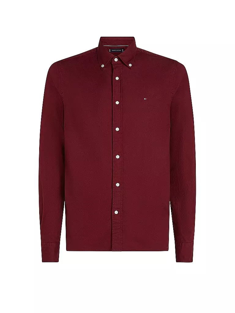 TOMMY HILFIGER Hemd Regular Fit rot
