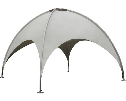 Koepeldak paviljoen partytent Garden Place Jessie 500 x 500 cm lichtgrijs