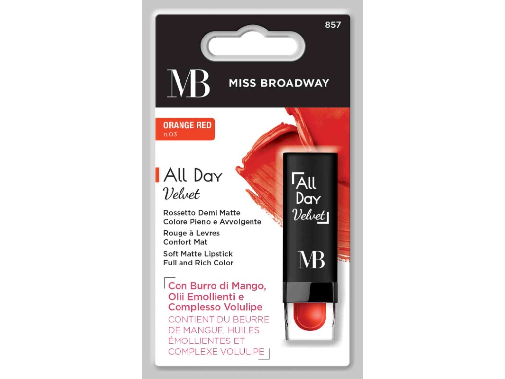 BATOM MB MILANO MATTE ORANGE RED UN