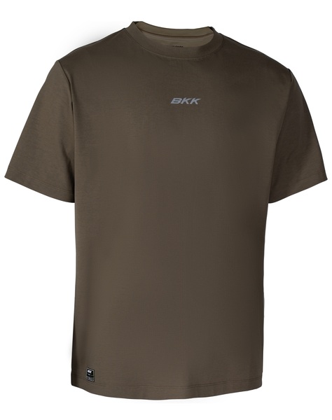 Chemise décontractée manches courtes vert carpe BKK