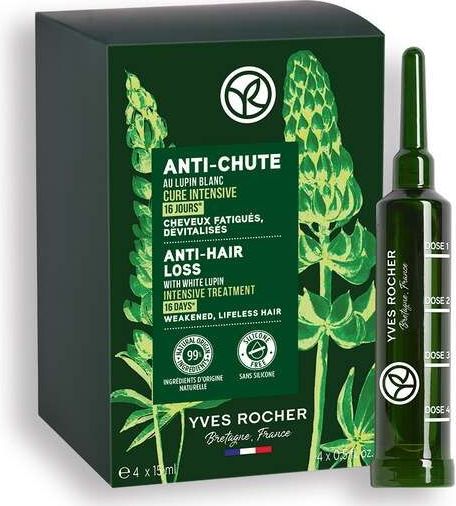 Yves Rocher - ANTI-CHUTE - Haargroeimiddelen - 60 ml - Natuurlijke Ingrediënten