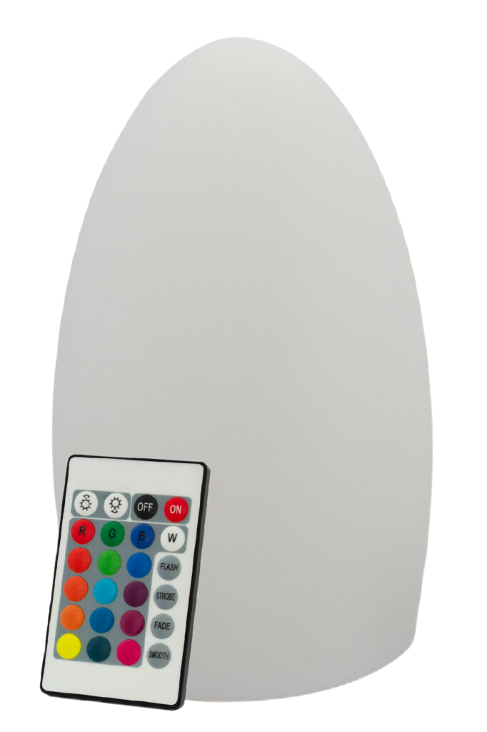 TAFELLAMP ROND OPLAADBAAR (WIT)