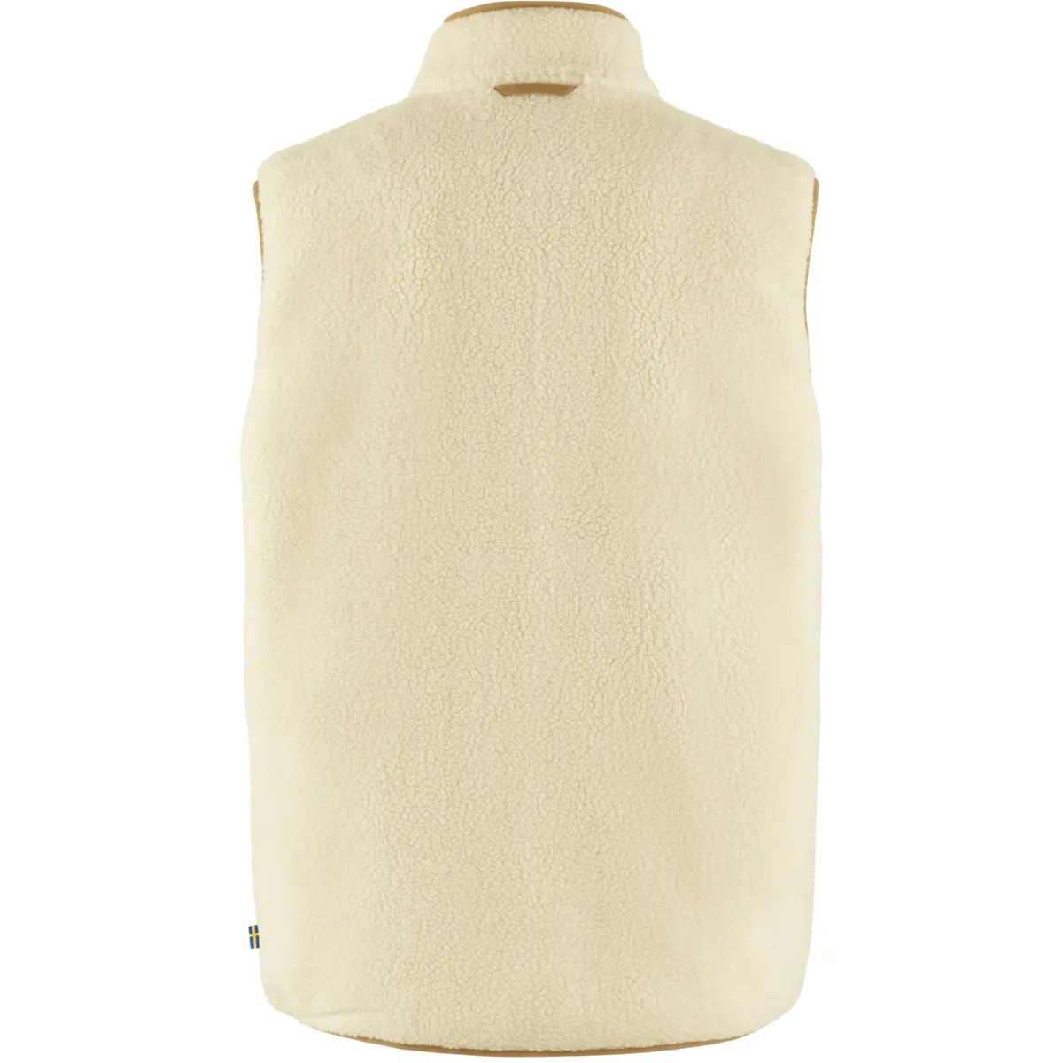 Fjällräven Men's Vardag Pile Fleece Vest Chalk White-Buckwheat Brown