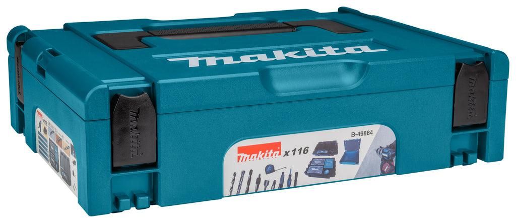 Makita B-49884 Boor- en Schroefbitset 116-delig in Mbox
