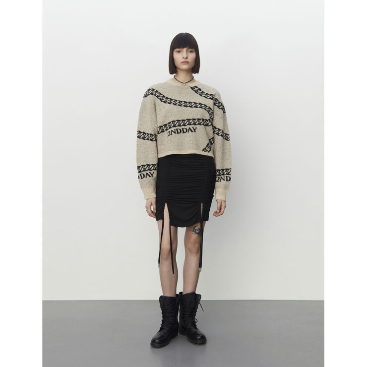 2NDDAY 2ND Chain TT - Soft Jacquard Black chain