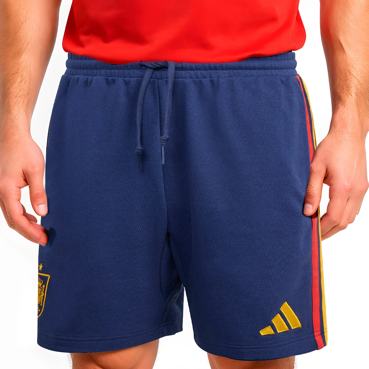 Calções adidas Espanha fanswear DNA Fanswear Mundial 2026