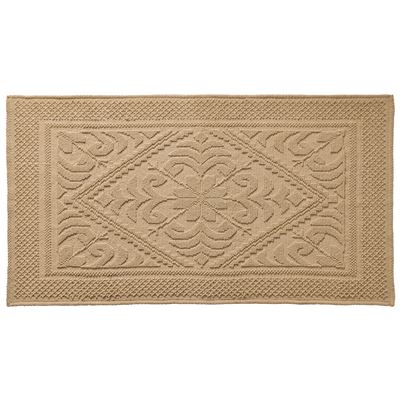 Tapis de bain décor jacquard - 1500 g/m²