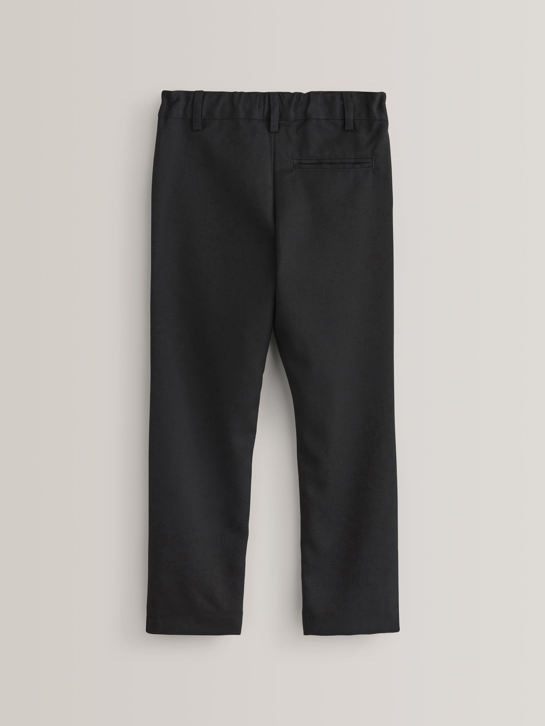 Zwart - Schoolbroek met rechte pijpen (3-17jaar)