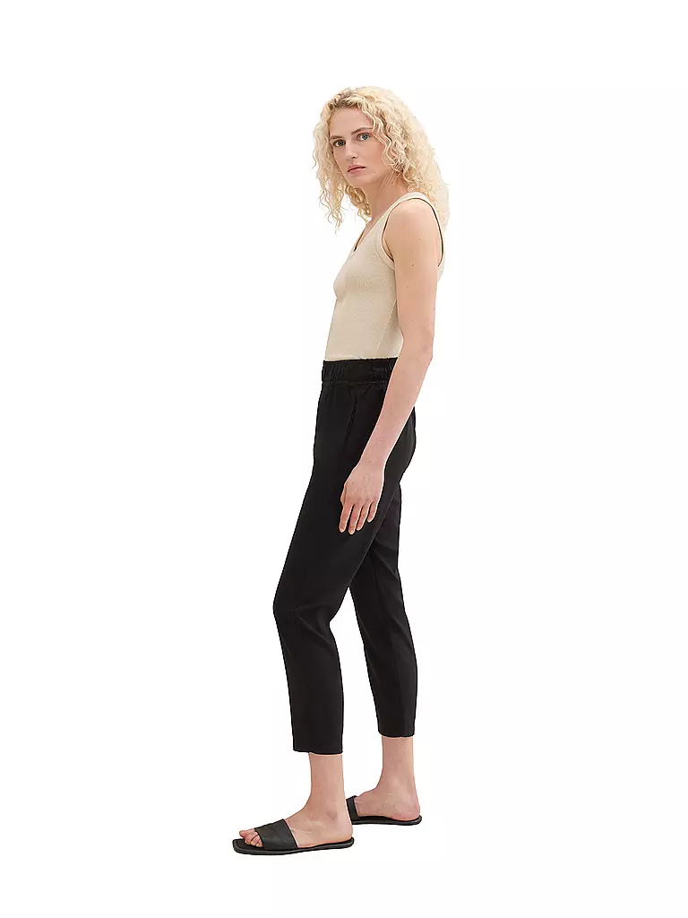 TOM TAILOR Hose Jogging Fit  schwarz