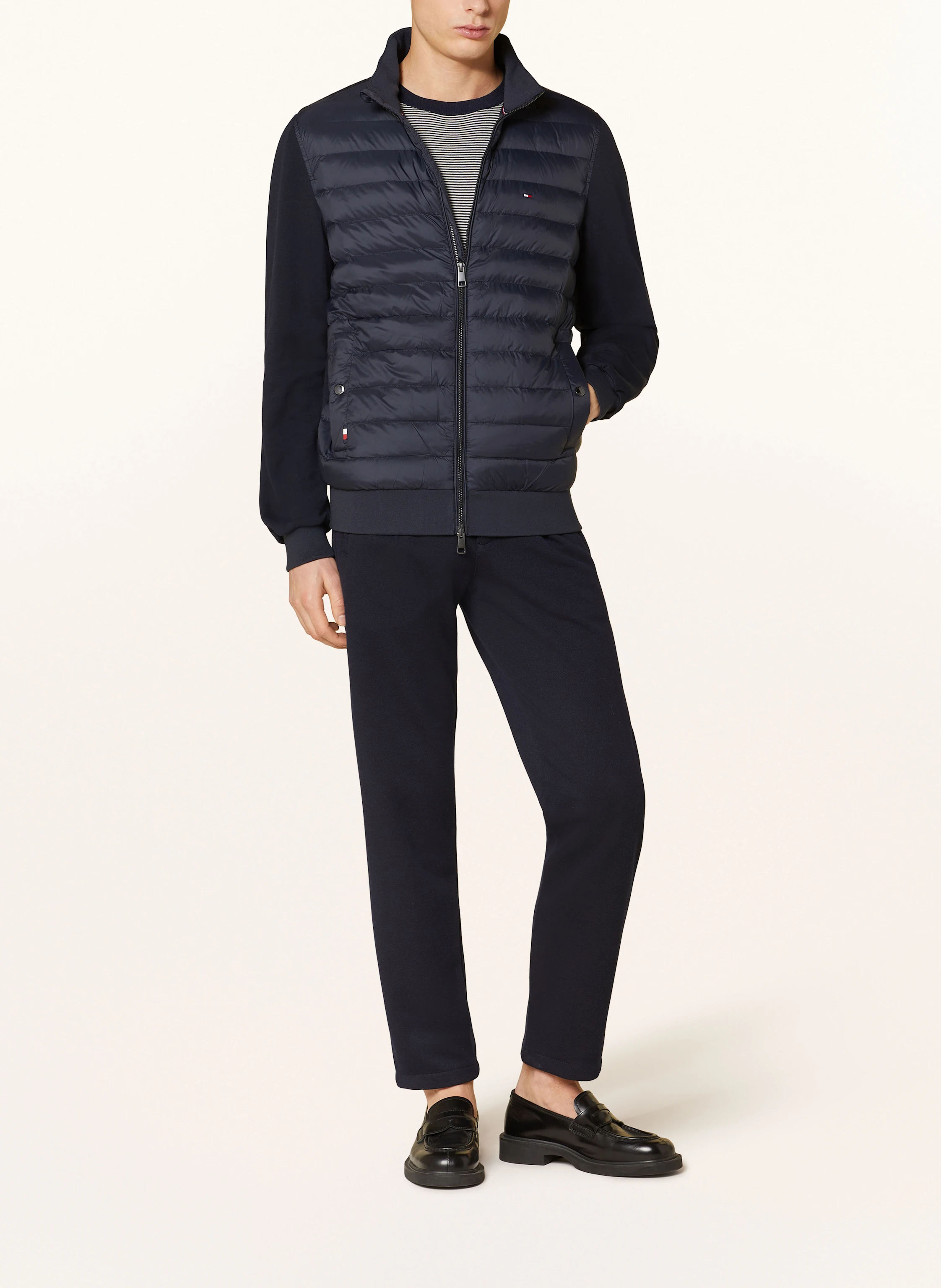 TOMMY HILFIGER Steppjacke im Materialmix