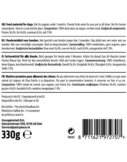 Timo Trainers Eend - Hondensnacks