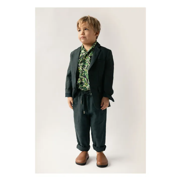Simple Kids Chemise Curo Jungle | Vert