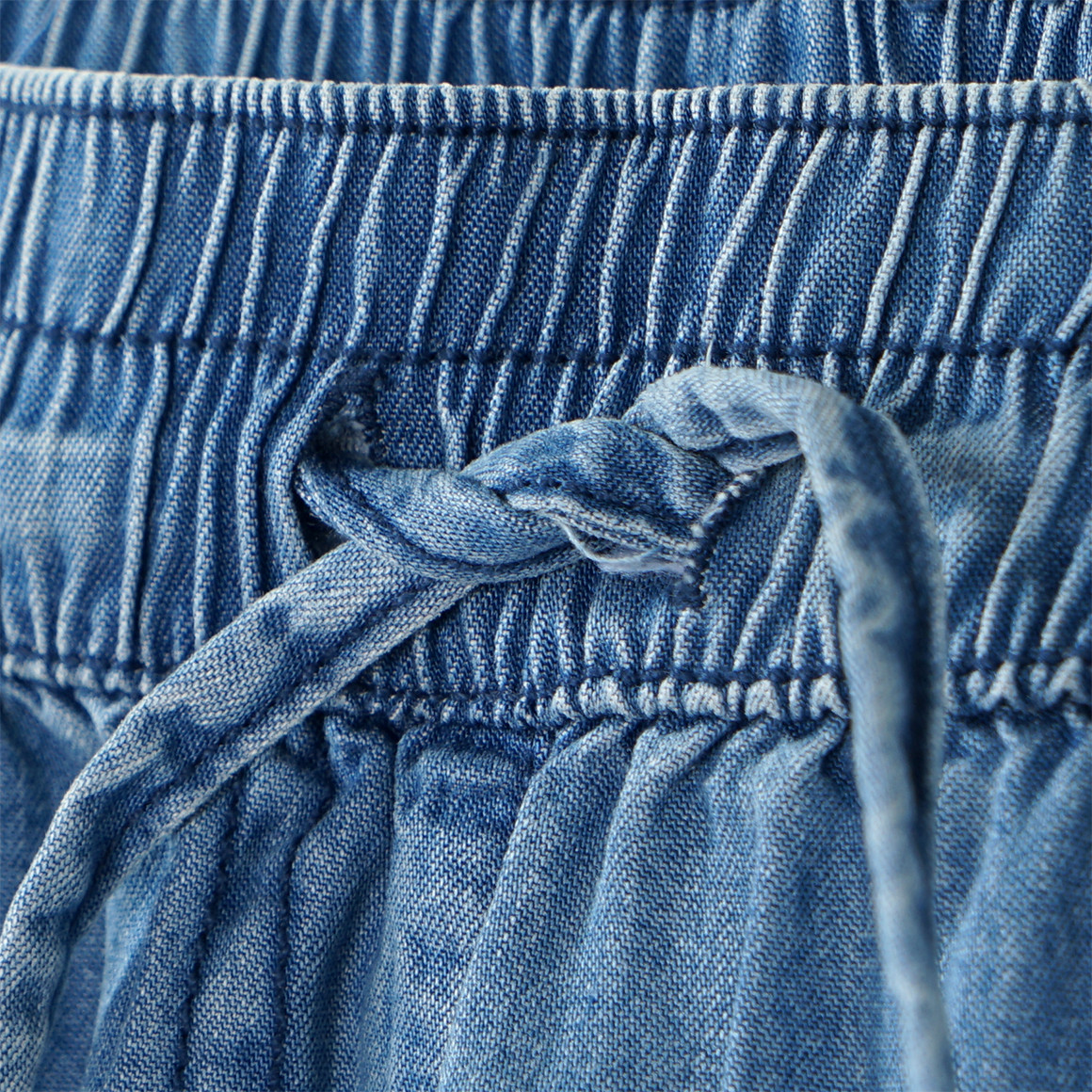 Yigga Mädchen Hose aus leichtem Denim hellblau