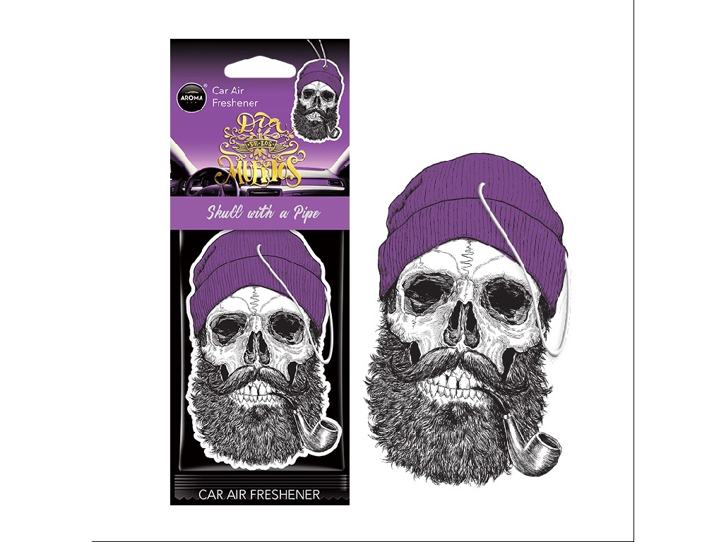 AMBIENTADOR AUTO AROMA CAR DIA MUERTOS VIOLETA