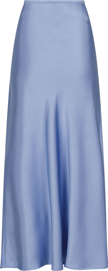 Neo Noir Vicky Heavy Sateen Skirt Smoke blue