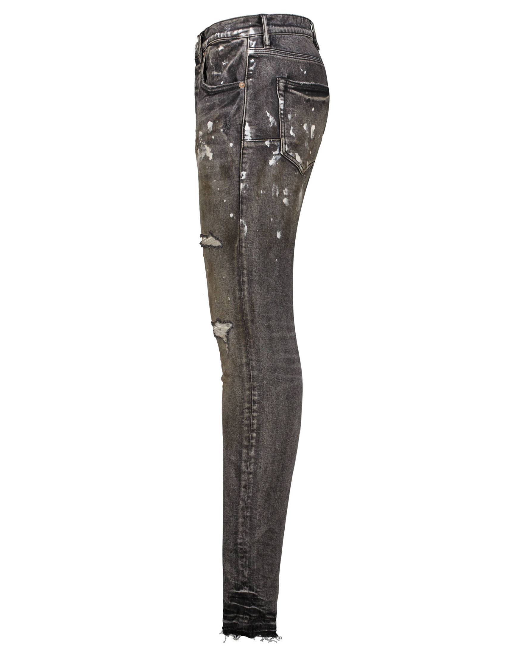 Purple Brand| Herren Jeans DISTRESSED PAINT SPLATTER Slim Fit