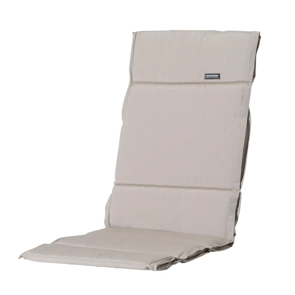 Madison - Tuinkussen Fiber Deluxe Panama linnen - Ca. 125x50 cm - Set van 4