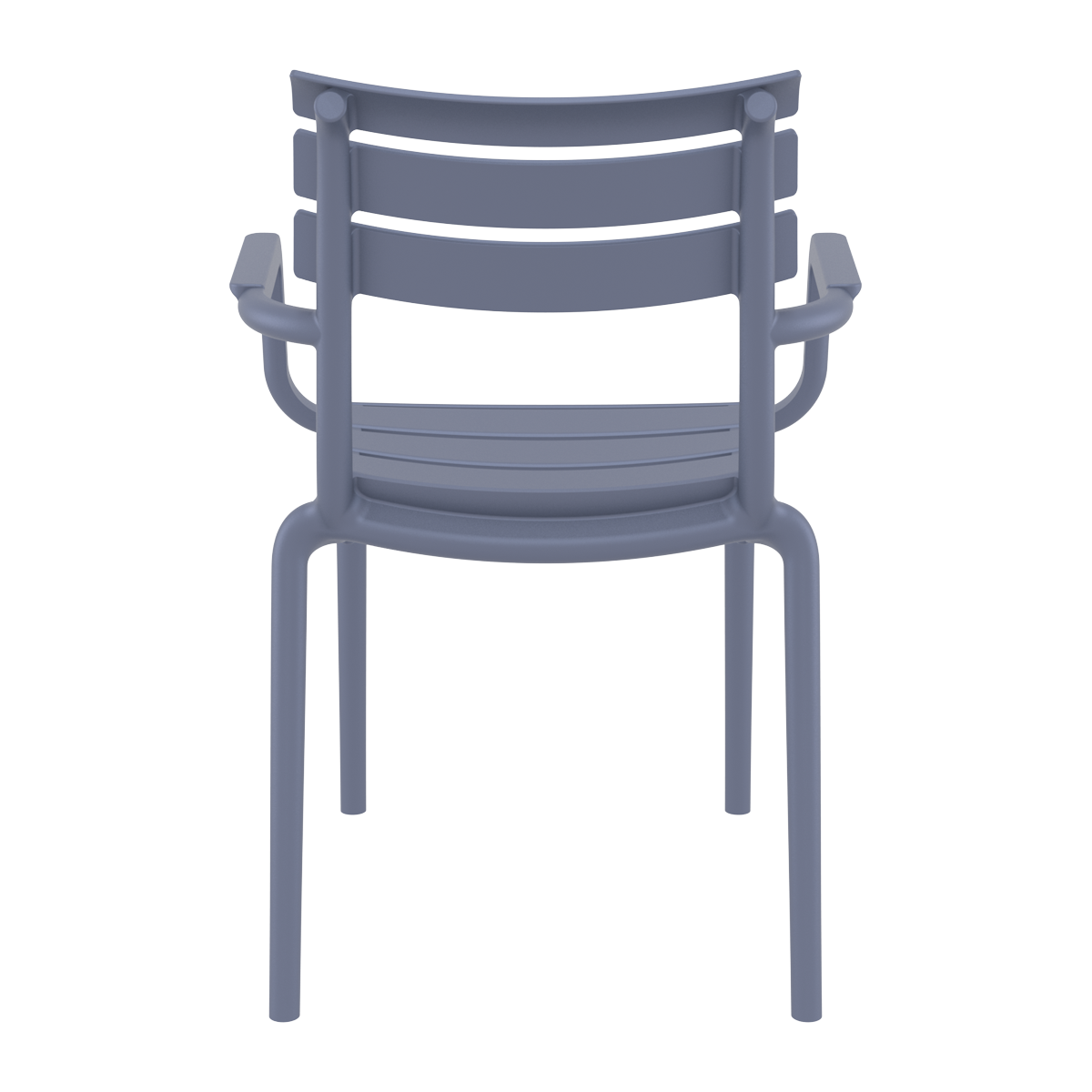 Garden Impressions Paris set van 4 tuinstoelen - Dark Grey