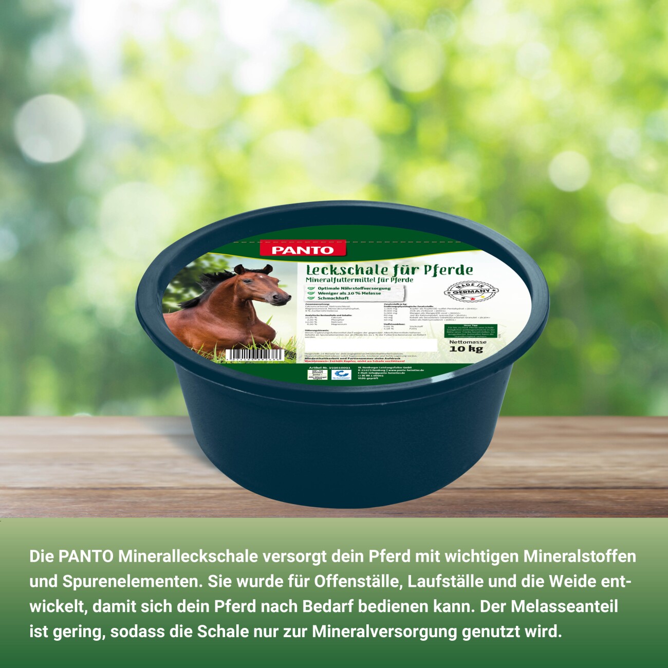Panto ® MINERALLECKSCHALE FÜR PFERDE 10kg