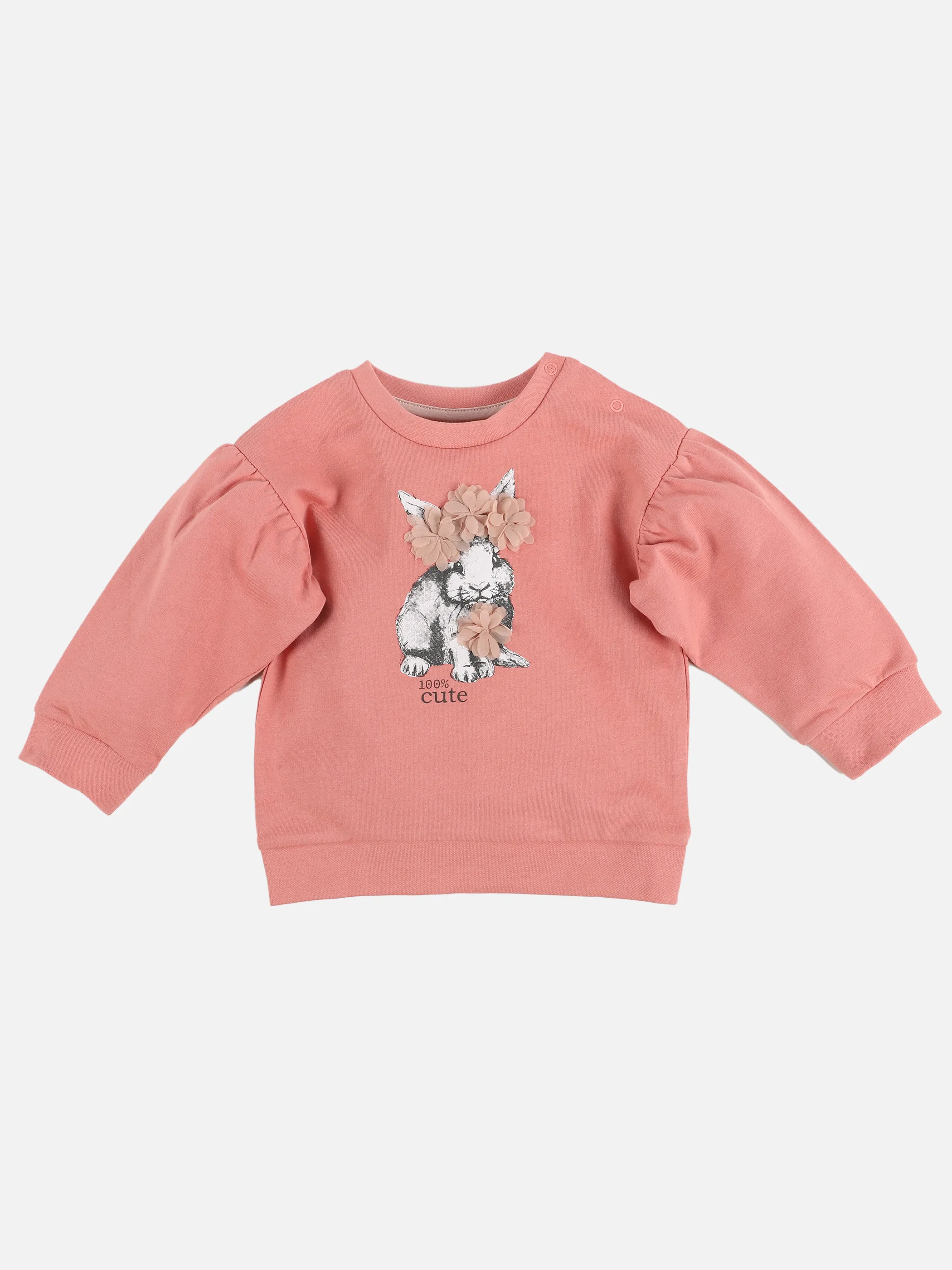 Baby Mädchen Sweatshirt mit Hasendruck