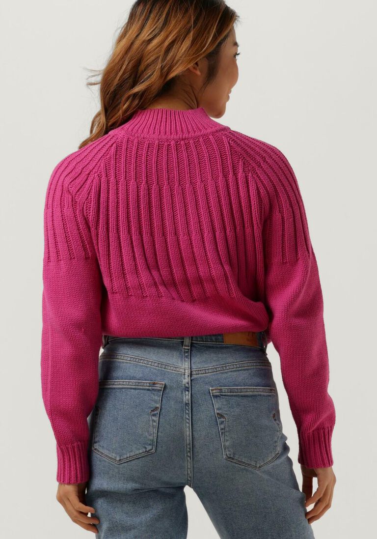 SELECTED FEMME roze selected femme trui nima ls knit highneck camp b