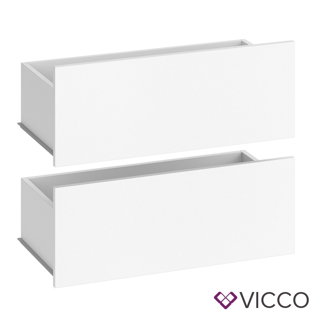 Vicco Kleiderschrank GUEST - Schubladenset zweiteilig Modul Regal Erweiterung