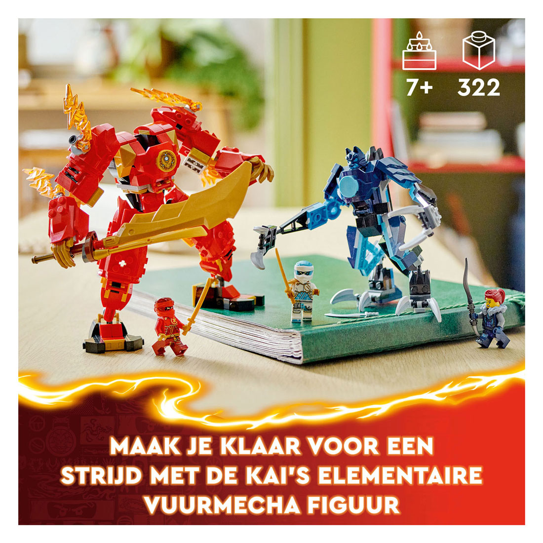 LEGO Ninjago 71808 Kais Elementaire Vuurmecha