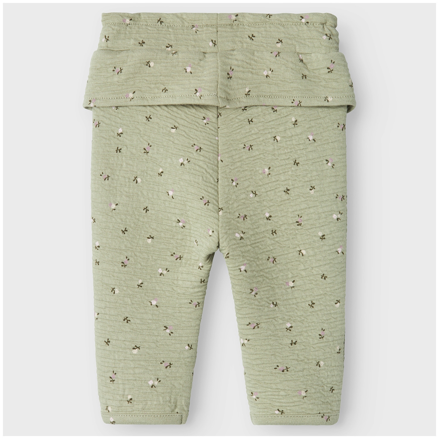 Name it baby broek  bloemen groen