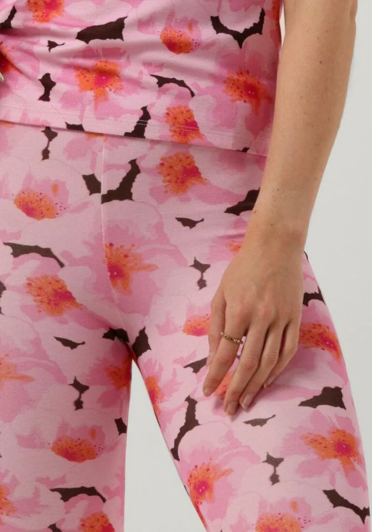 CATWALK JUNKIE roze catwalk junkie flared broek tr peony