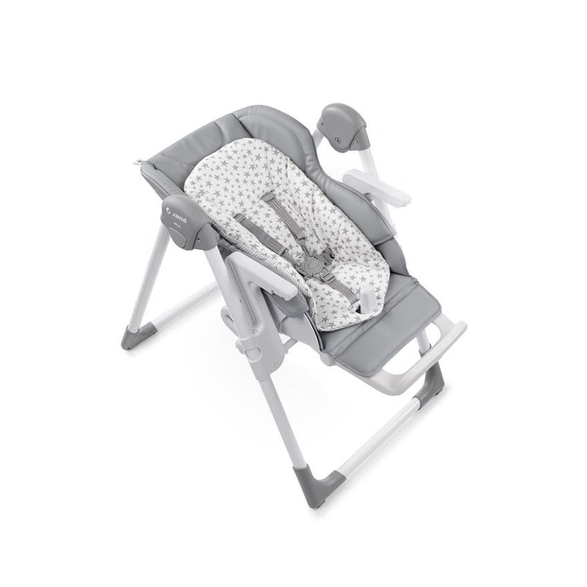 Chaise haute réglable Mila Polipiel - Star - Ecru