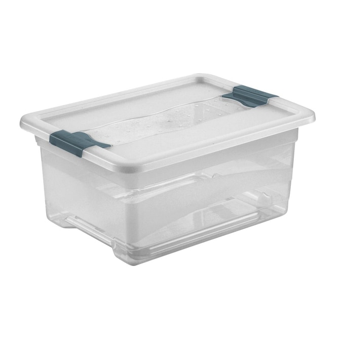 Kristallbox mit Deckel - transparent - 12L