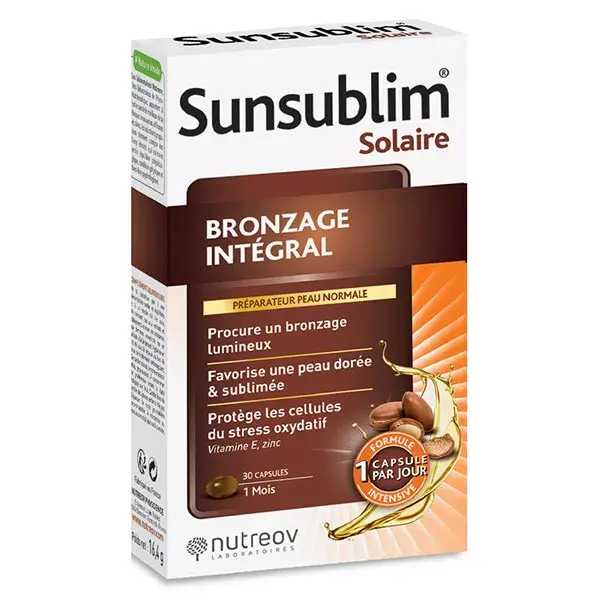 Nutreov Physcience Sunsublim All-Over Tan 30 cápsulas