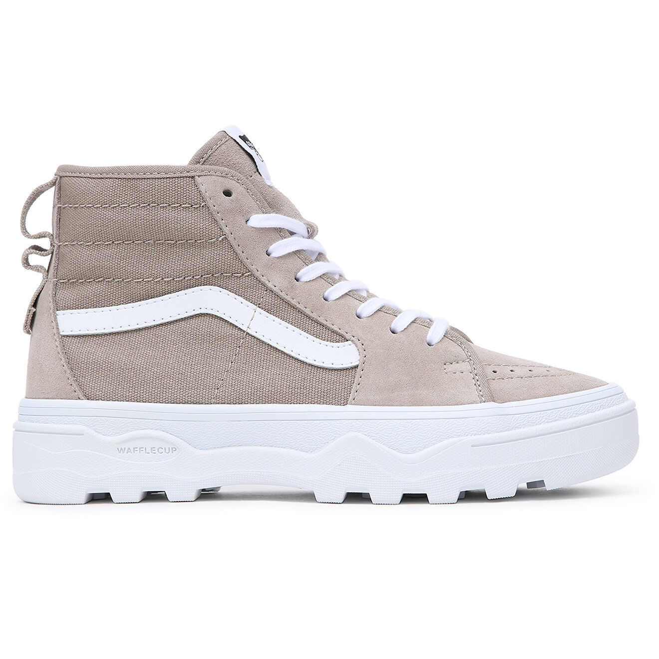 Vans Sneakers en Velours de Cuir & Textile Sentry SK8-Hi WC marron clair