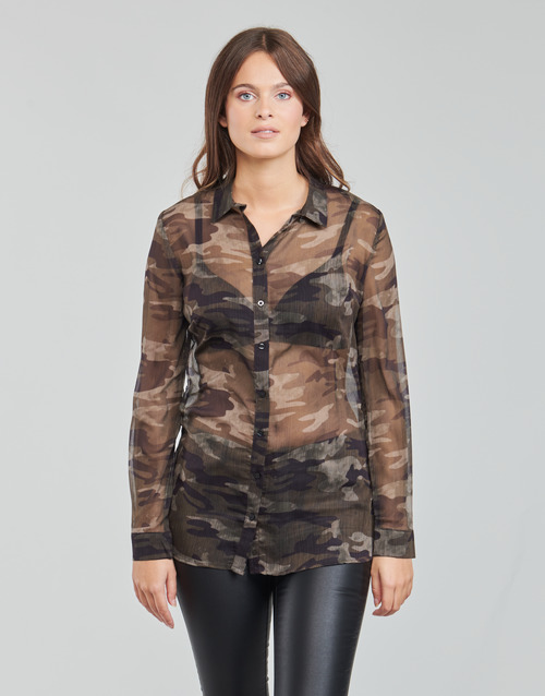 Guess - LS CLOUIS SHIRT - Camo