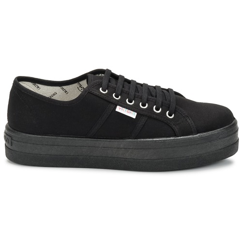 Victoria - BLUCHER LONA PLATAFORMA - Noir