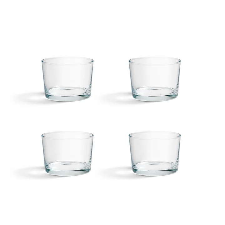 HAY - Glass, small, klar (4er-Set)