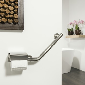 Tiger Toiletborstelhouder Boston Comfort & Safety met Wandbeugel RVS