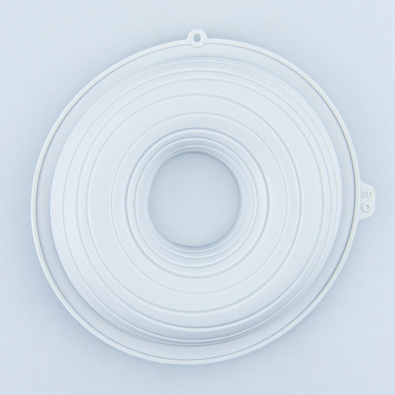 Moule à donut 3D gris
