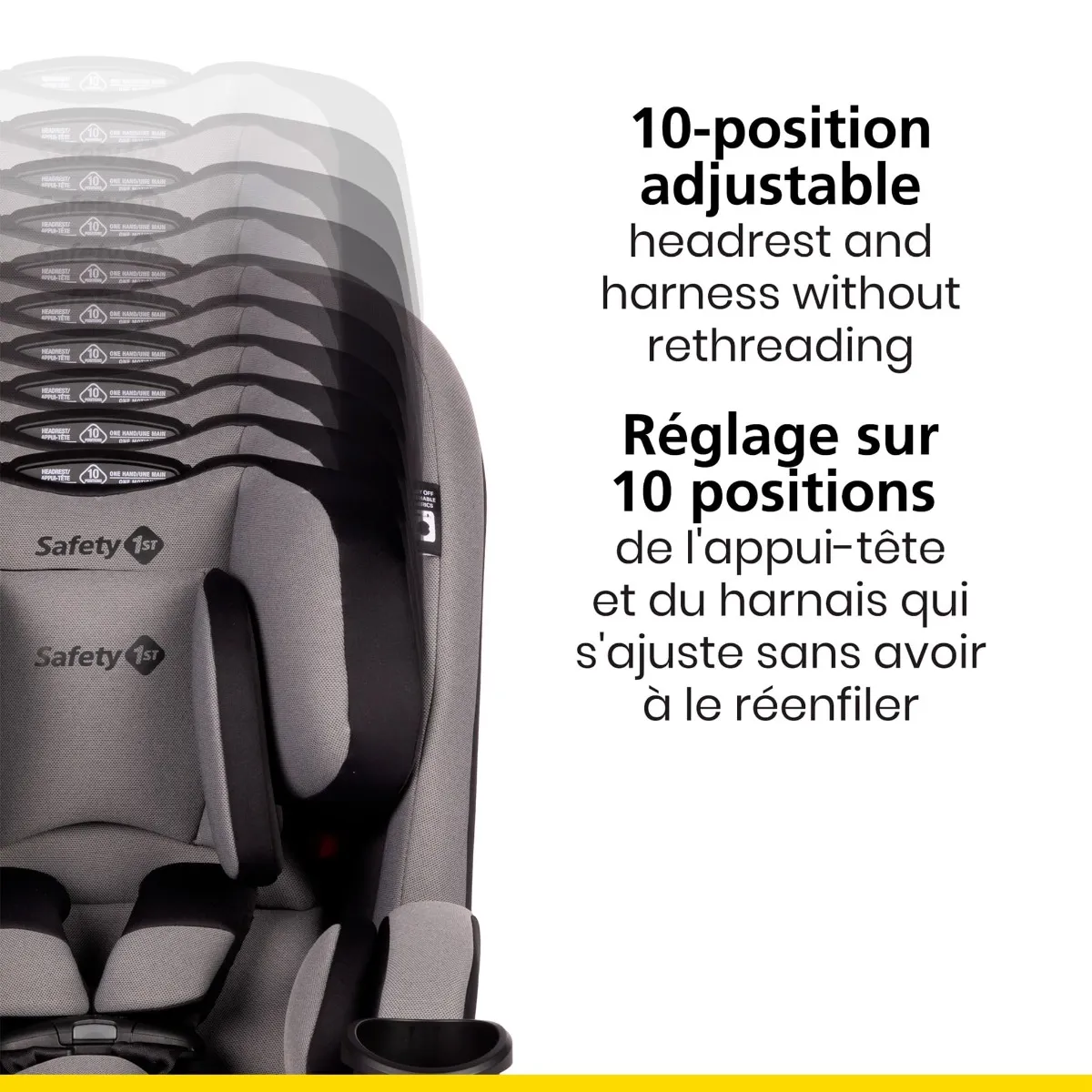 Safety 1st Siège d'Auto EverSlim 4-en-1 - Cosmic