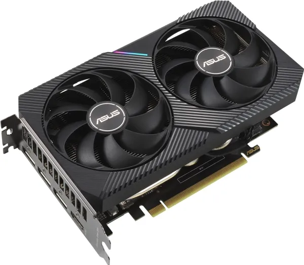 ASUS DUAL-RTX3060-O12G-V2 - OC Edition - grafikkort - GF RTX 3060 - 12 GB GDDR6 - PCIe 4.0 x16 - HDMI, 3 x DisplayPort - LHR