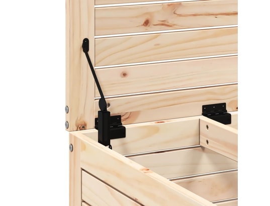 VIDAXL - Pouf Repose-pied de jardin 62x63,5x53,5 cm bois de pin massif