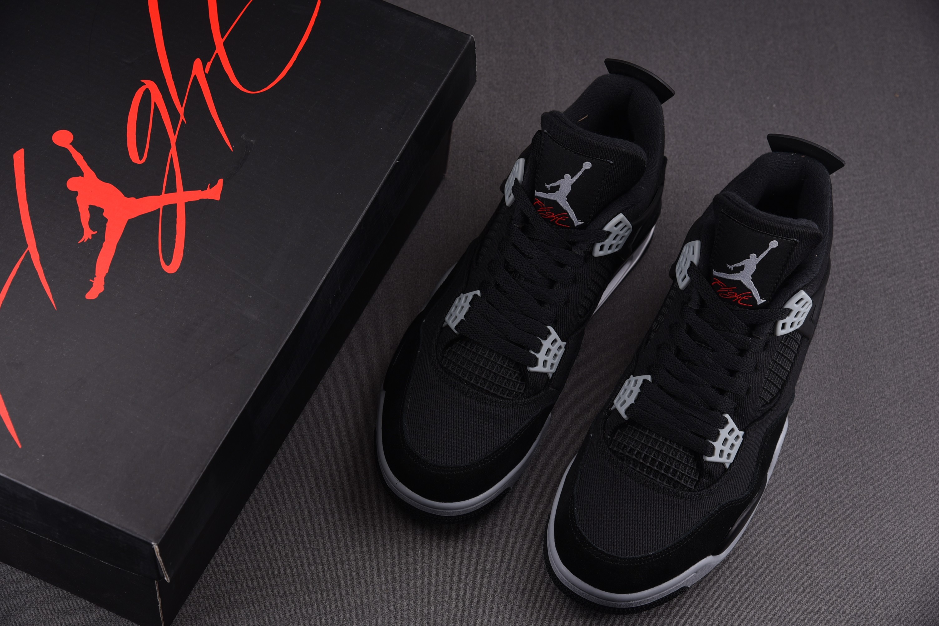 Jordan 4 Retro SE Black Canvas