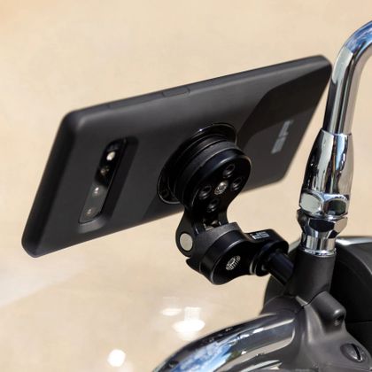 Support Smartphone SP Connect POUR COLLIER DE LEVIER DE FREIN OU EMBRAYAGE SPC+/SPC Universel - Noir