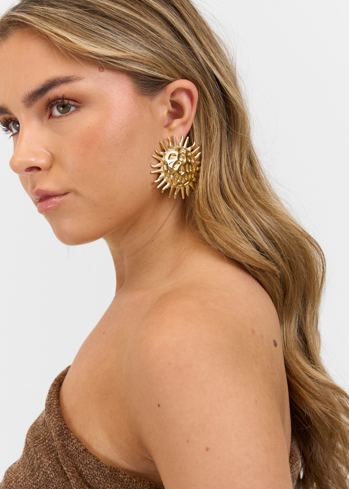 Sunny oorbellen goud