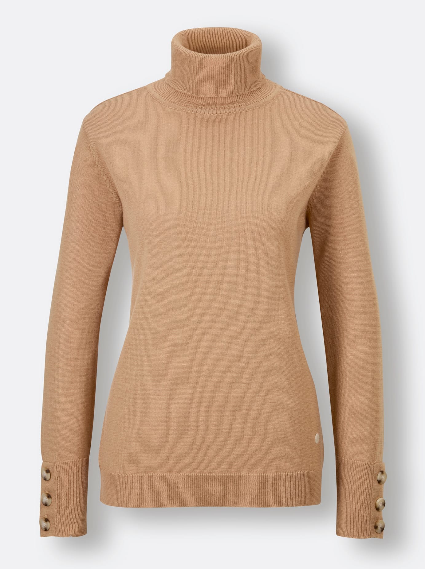 CREATION L PREMIUM Rollkragenpullover »Merino-Lyocell-Pullover«