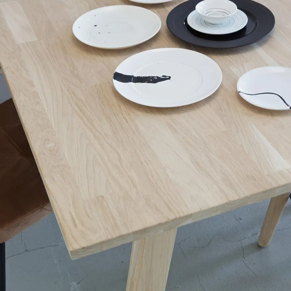 WOOOD Tablo A poot - Eiken - Transparant - Set van 2