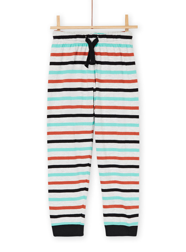 Pyjama terre battue à motif zèbre