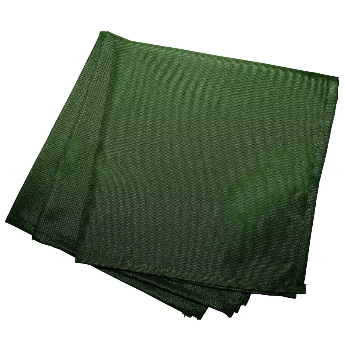 Lot de 3 serviettes (40 x 40 cm) Essentiel Vert kaki