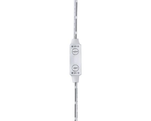 SimpLED Kant-en-klare dimbare stripset, 1,5 m, 17W, 1060 lm, 3000 K, 108 LED's met snoerdimmer, gecoat, 24 V, complete set